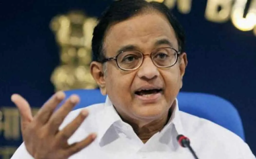 chihdambaram suggests modi to speak about economy in delhi election campaign