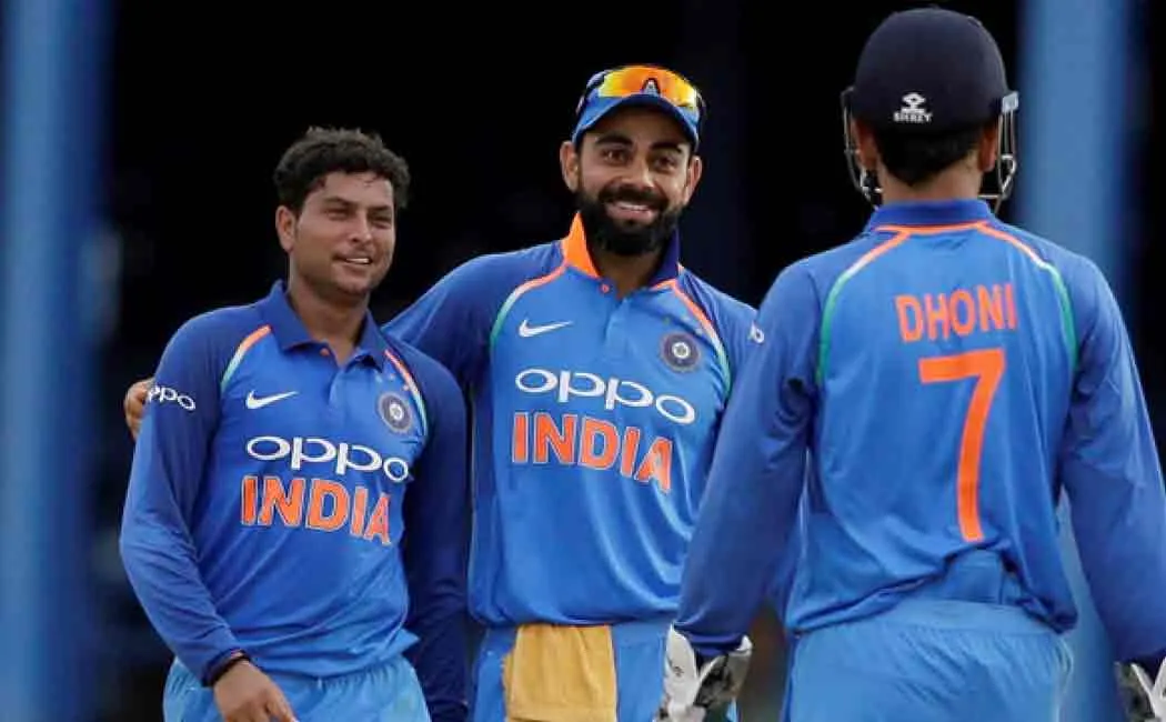 kuldeep feels the heat over his statement on dhoni's tips in field