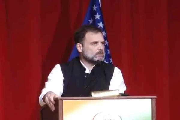 whatever we ask bjp only talks about what Congress has done rahul gandhi america indian diaspora speech 