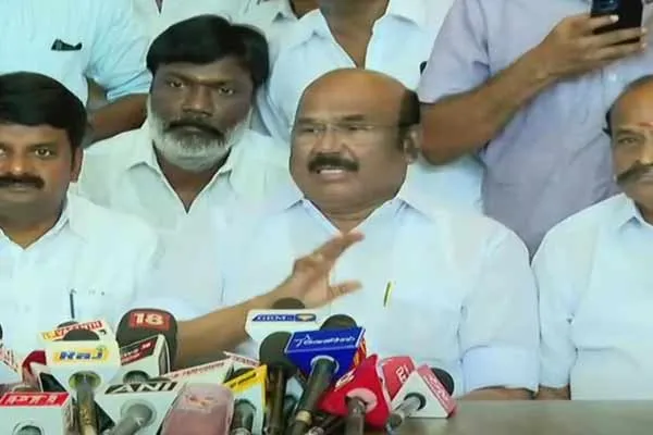 d.jayakumar criticized dmk government