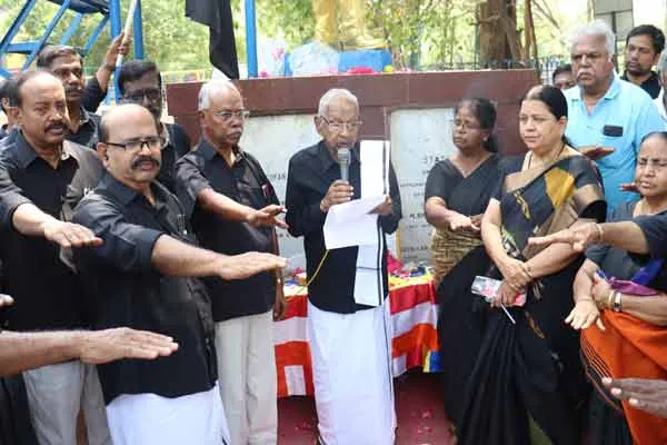  Legal genius Ambedkar birthday celebration Pledge taken on behalf of Dravidar Kazhagam