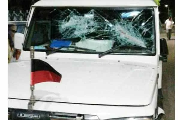 Two arrested for breaking Anita Radhakrishnan MLA's car