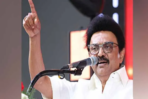 CM MK Stalin statement I will protect mother Tamil
