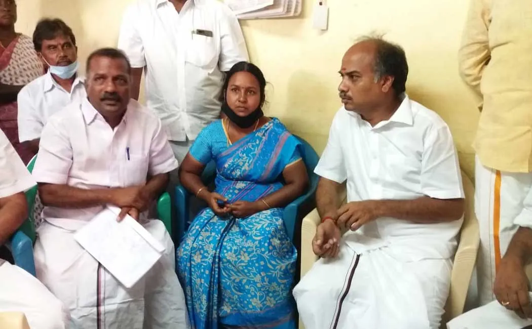 DMK's assurance to the Panchayat President ...