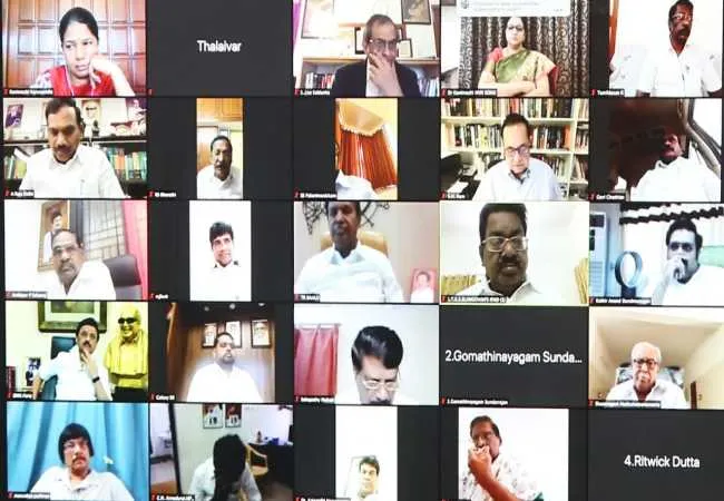 eia video conference dmk mk stalin speech 