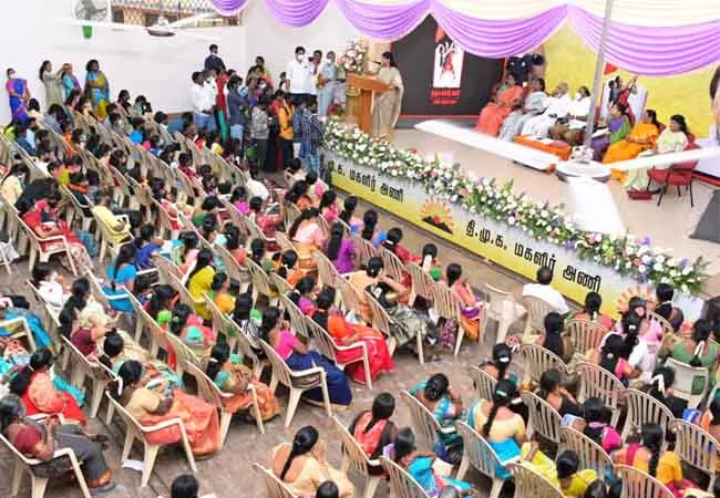 DMK started Kanimozhi. Women's Team Education Foundation!
