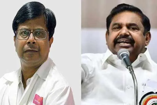 Edappadi palaniswamy condemns about chennai government doctor stabbled