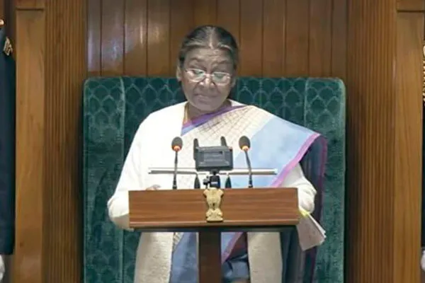 President for the first time in the new Parliament and Budget session started