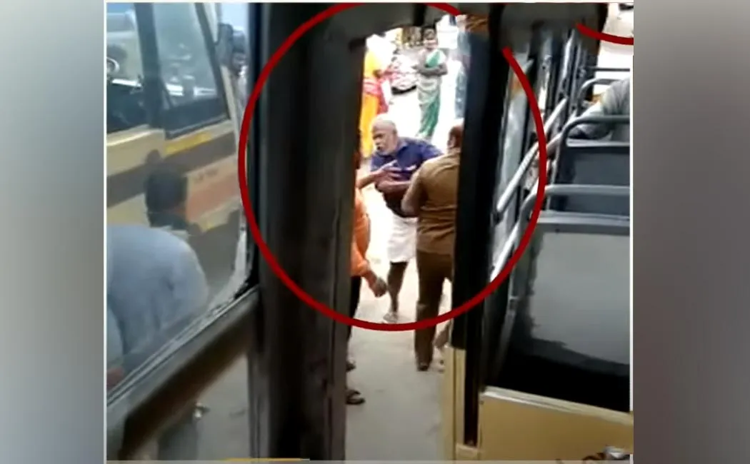 salem old bus stand bus driver and old man incident 