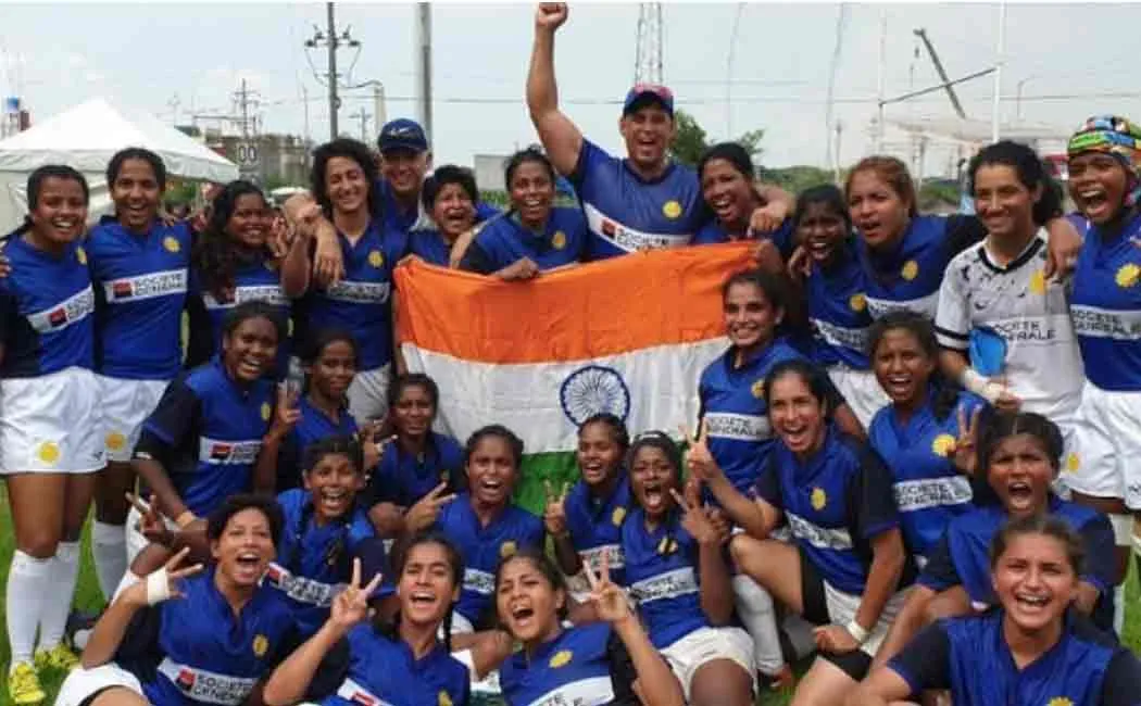 indian women rugby team marks its first international win and makes history