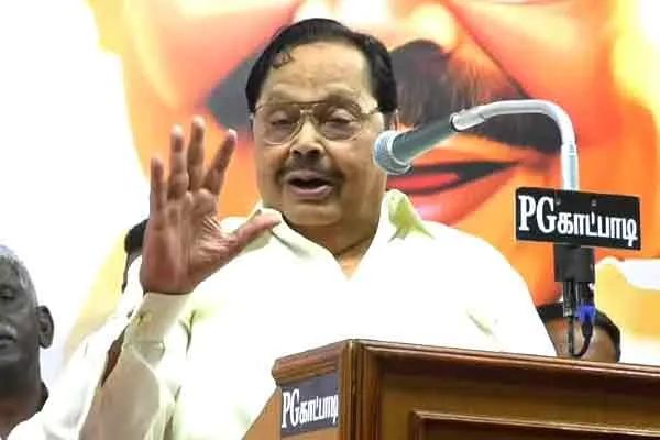 Durai murugan speech in neet exam protest 