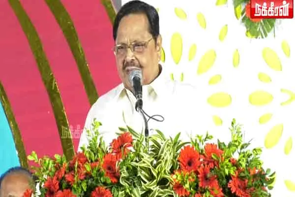 minister duraimurugan speech in katpadi meeting