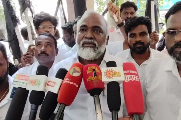 thiruvallur MLA Struggle in the college campus