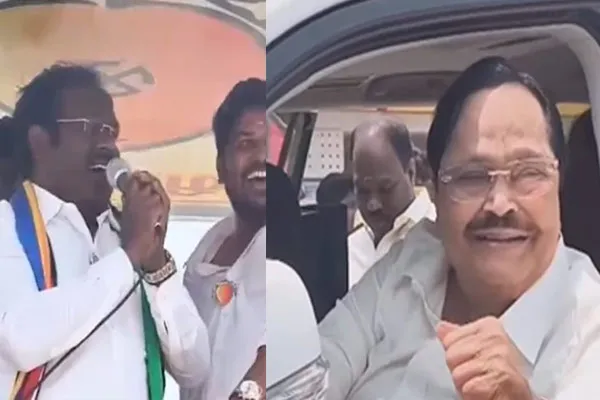 Minister Durai Murugan who made a sudden entry in the BMC lobbying 