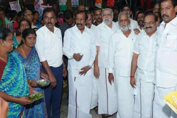 erode east by election vote collect by minister 