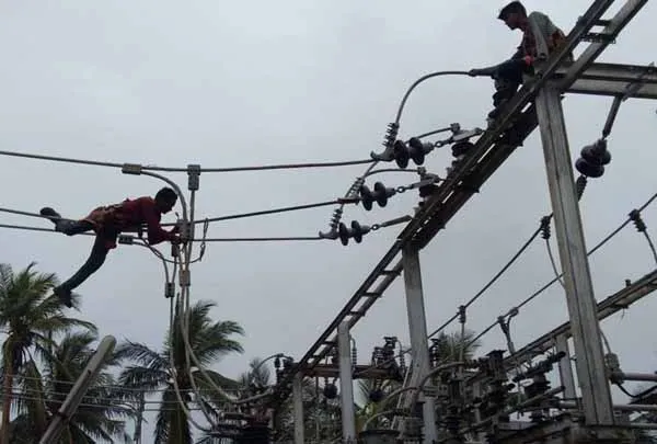 electricity board workers