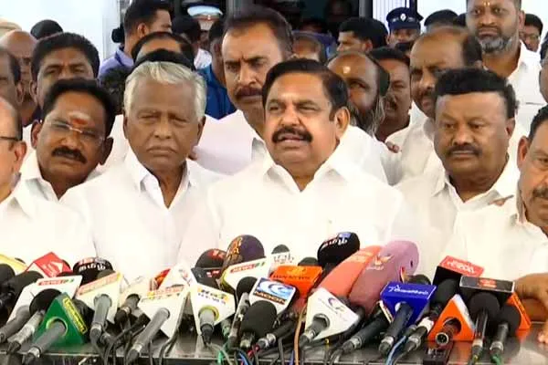  Edappadi Palaniswami criticizes The Chief Minister has set a record in borrowing