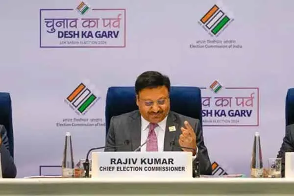 Announcing Dates on The election will be held in seven phases