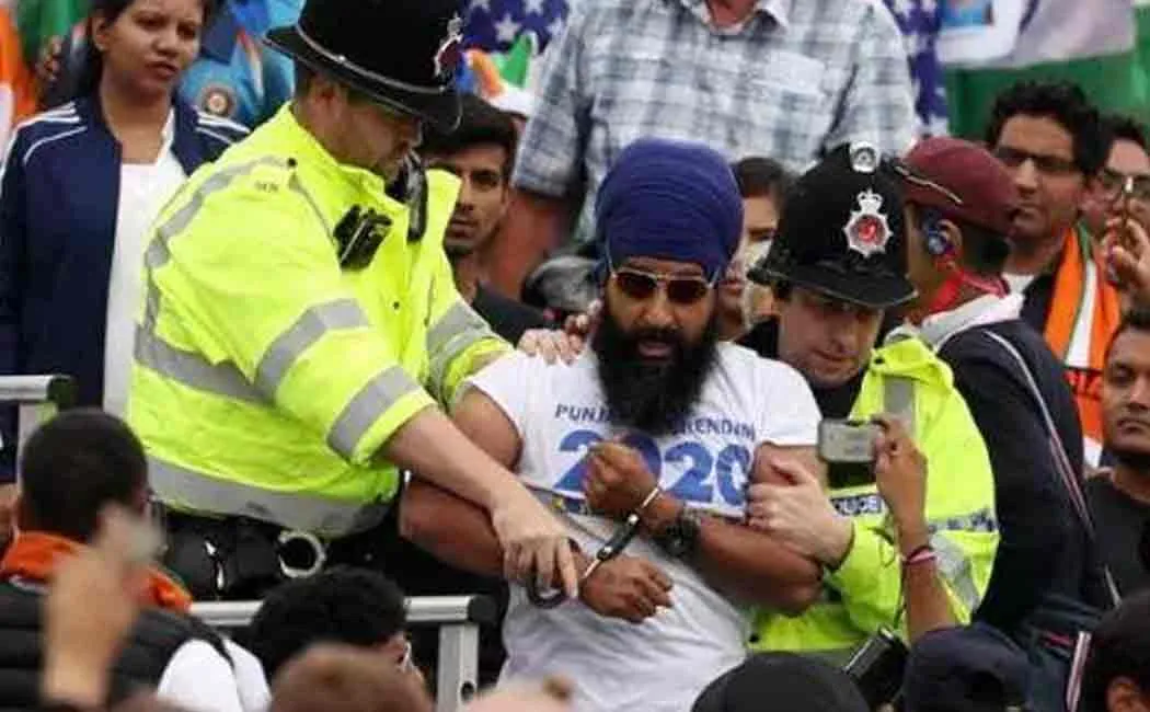 police arrested four men in the middle of worldcup semifinal match