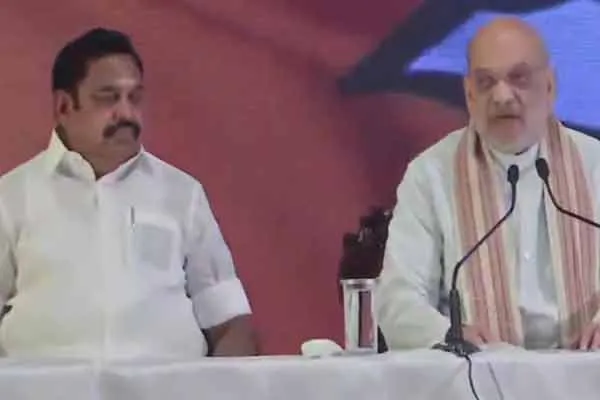Who will lead the alliance Union Minister Amit Shah officially announced