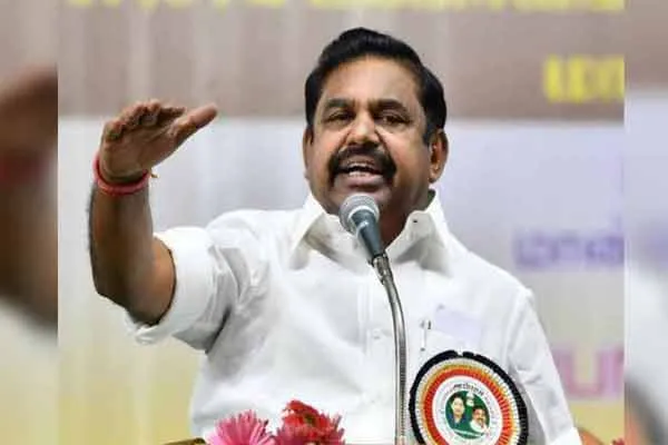 The tears of the poor will the rulers  Edappadi Palaniswami
