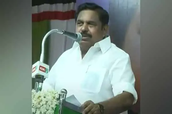 RS Bharathi says Edappadi Palaniswami and BJP are doing politics