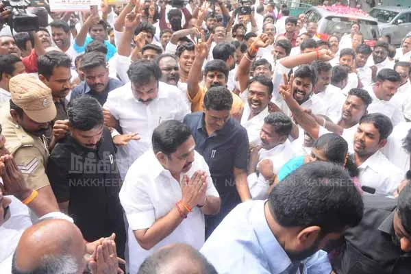 Edappadi Palaniswami appears in court