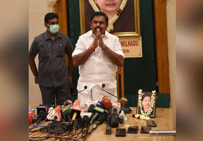 cm edappadi palaniswami pressmeet at chennai chief secretariat 