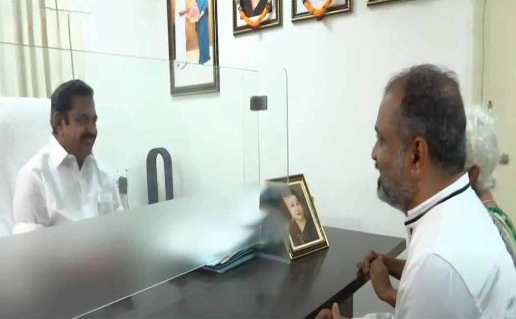 admk Perarivalan who met the leaders in person and thanked them!
