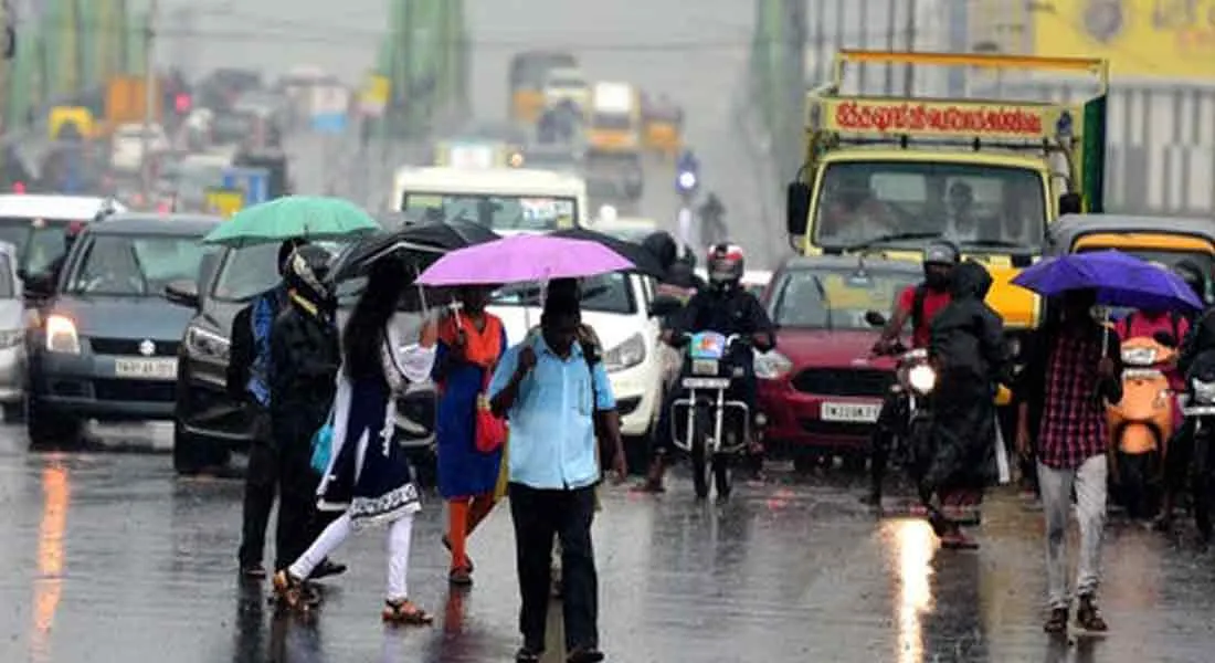Rains in Tamil Nadu till Jan 5