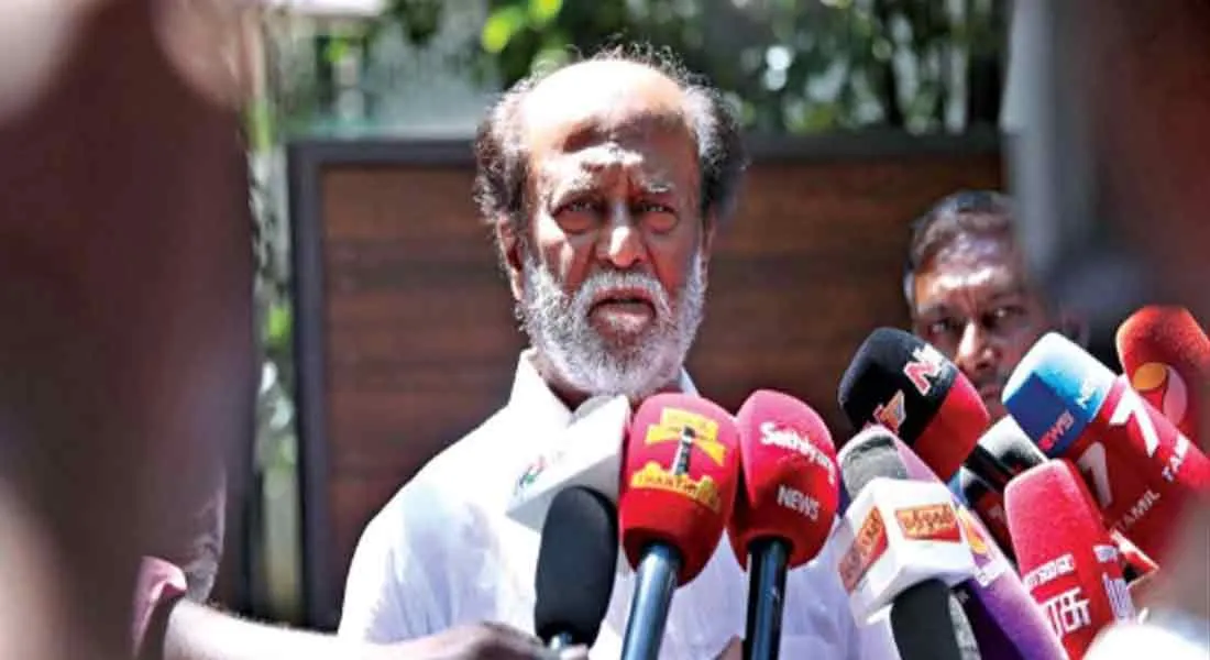  Looking forward to the uprising of the people-  Rajinikanth