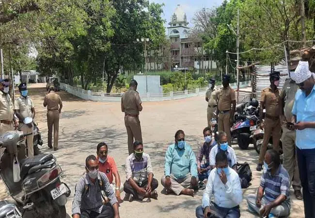 vote counting centres chidambaram police and journalist 
