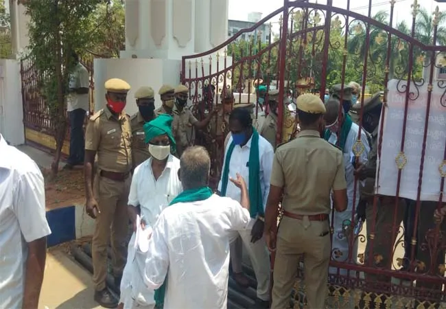  Fertilizer price hike: Tamil Nadu Farmers Association submits petition to District Collector!