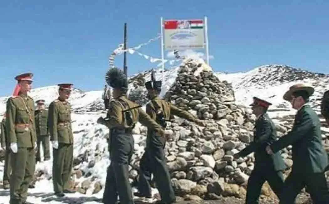 china media about ladakh faceoff