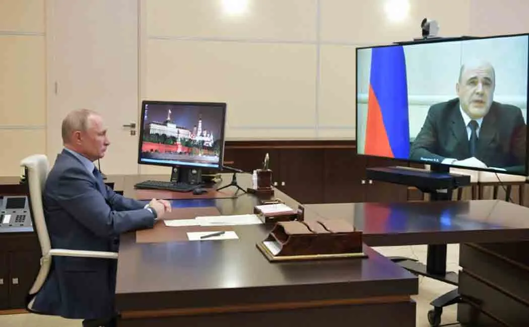 russian pm tested positive for corona