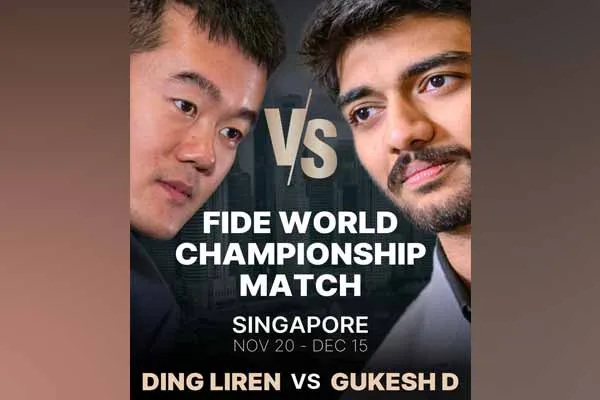 World Chess Championship Series Ding Liran - Gukesh