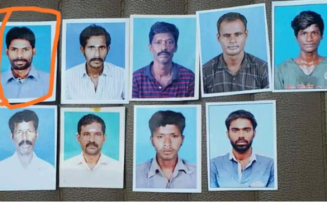 One of the fishermen who was returning to Chennai from Myanmar was missing