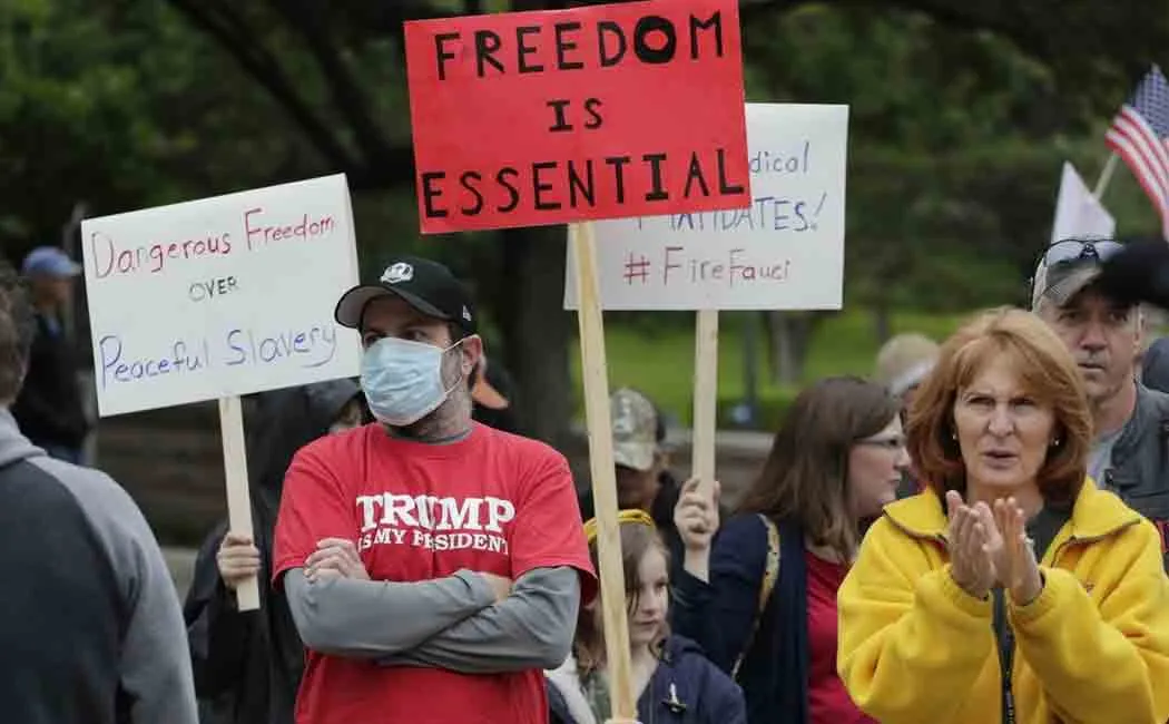 michigan rally against lockdown 