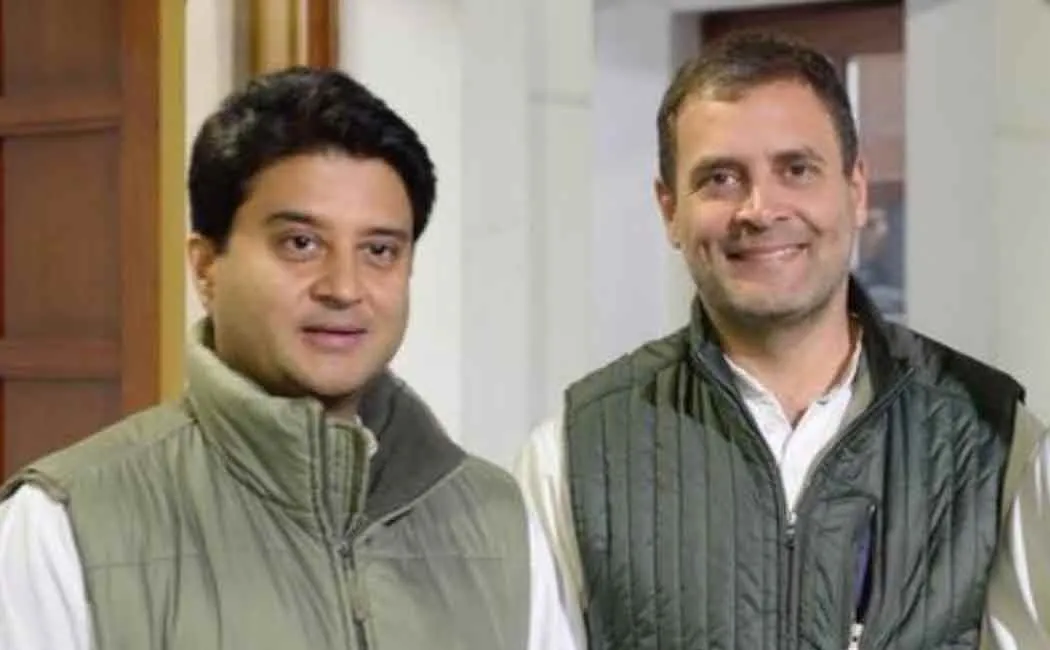 rahul gandhi on jyothiraditya scindia joining bjp