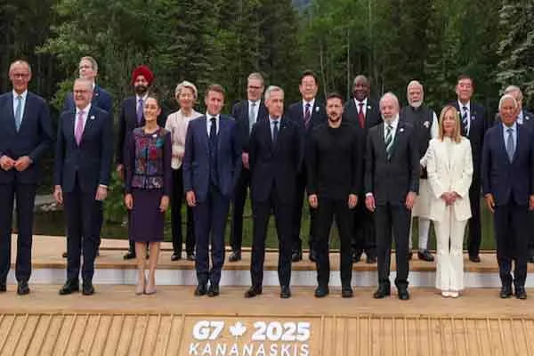 Prime Minister Modi speaking in Canada g7 summit 2025