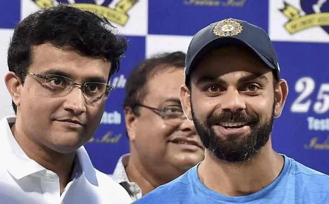 ganguly about kohli captainship in upcoming worldcup series