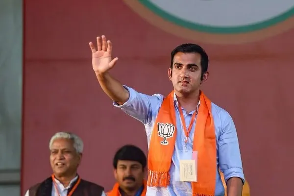 Former cricketer and BJP MP Gautam Gambhir action announcement