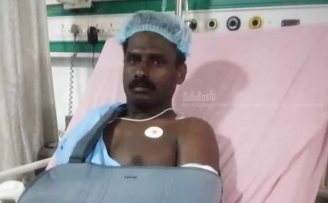 tuticorin police officer hospitalized