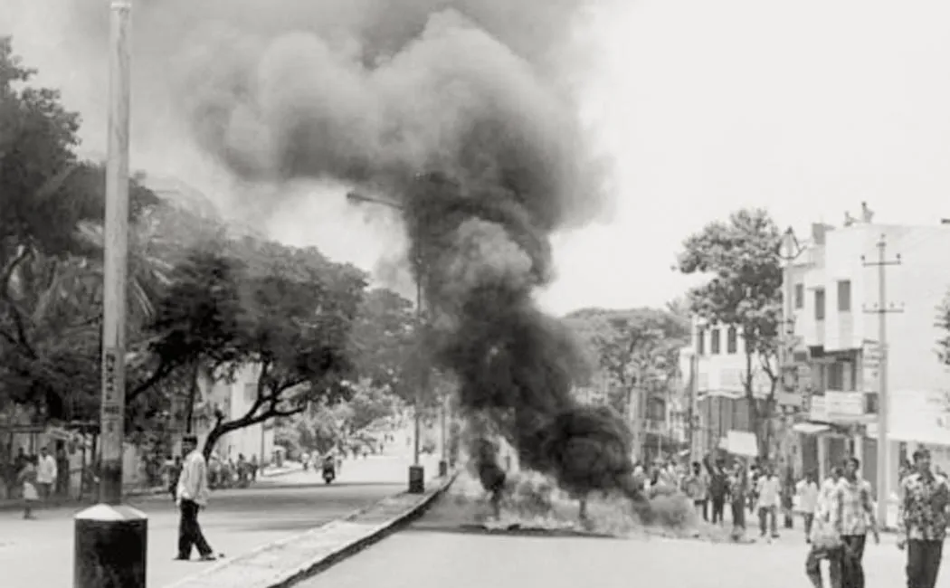 cauvery water sharing riot in karnataka at 1991