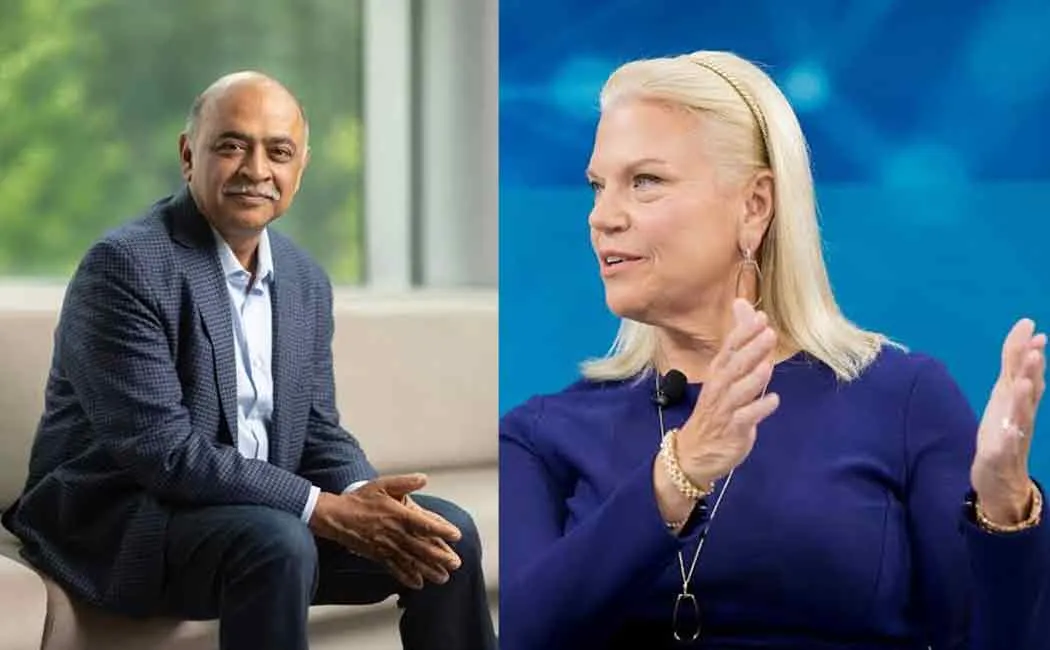 Ginni Rometty stepped down as ibm ceo and indian origin arvind krishna to replace her