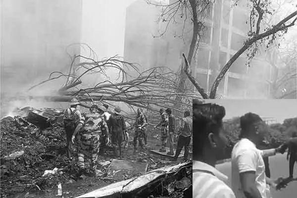 Ahmedabad plane incident One passenger rescued alive