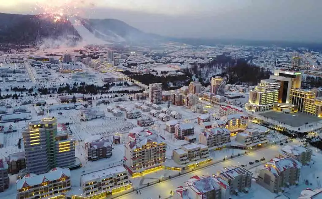 kim jong un inaugrated samjiyon city