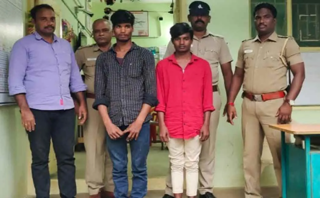 Police arrest two youths for stealing goats