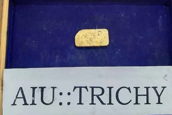 trichy international airport singapore air india flight gold incident
