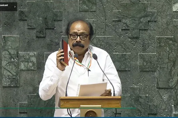 Tamil Nadu MP sworn in Telugu